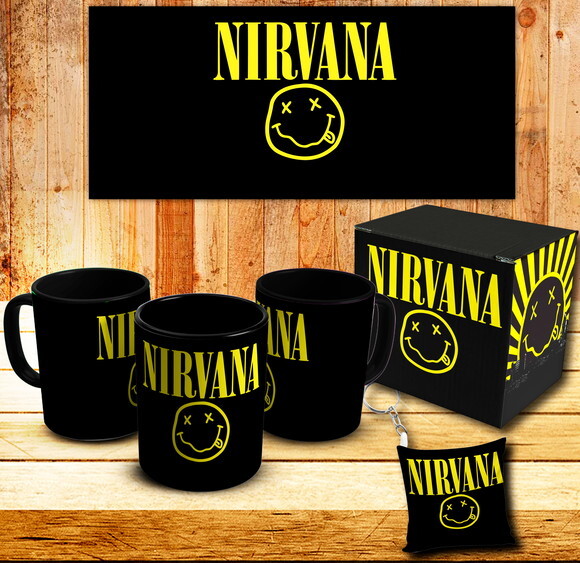 Caneca Personalizada Nirvana + Almochaveiro + Caixinha #1!!