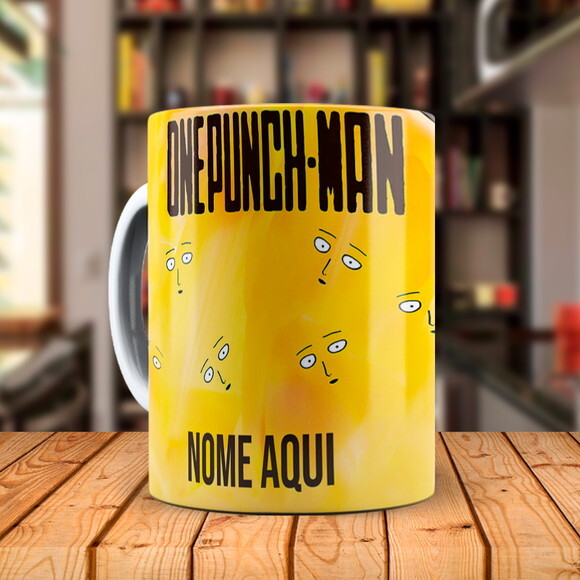 Caneca Personalizada One punch Saitama com Nome