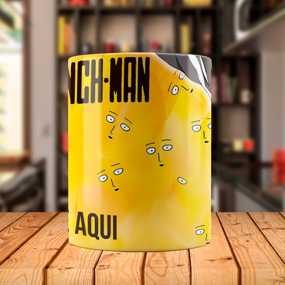 Caneca Personalizada One punch Saitama com Nome