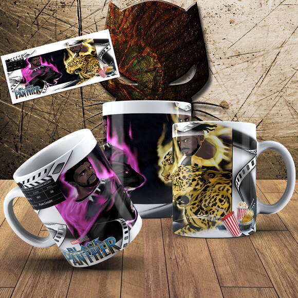Caneca Personalizada Pantera Negra + Cx #2!!