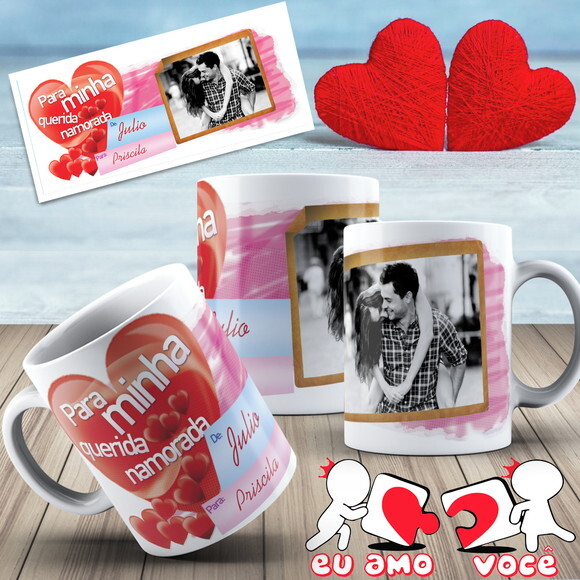 Caneca Personalizada para Namorados c\ sua foto+caixinha #6