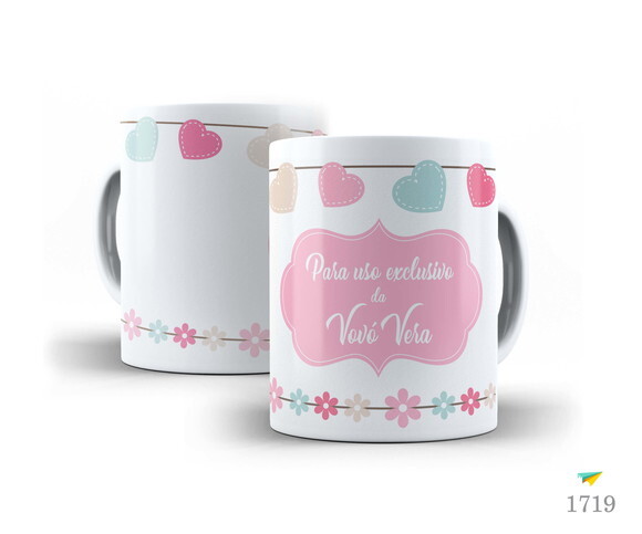 Caneca Personalizada Para uso Exclusivo da Vovó Nome + Cx
