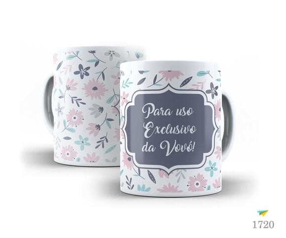 Caneca Personalizada Para uso Exclusivo da Vovó + Caixinha