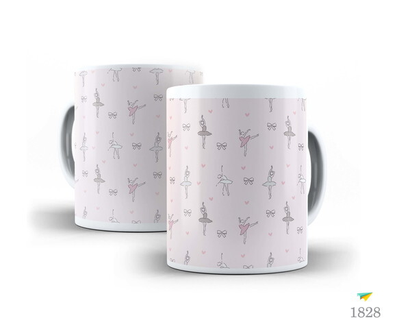 Caneca Personalizada Profissão Bailarina Arte #01