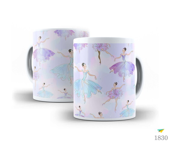 Caneca Personalizada Profissão Bailarina Arte #03