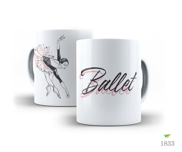 Caneca Personalizada Profissão Bailarina Arte #06