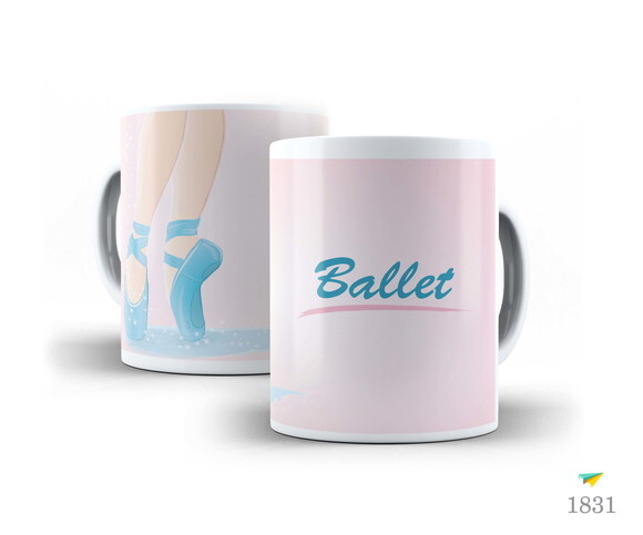 Caneca Personalizada Profissão Bailarina Arte #04