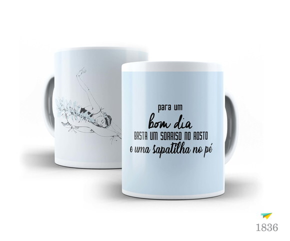 Caneca Personalizada Profissão Bailarina Arte #09