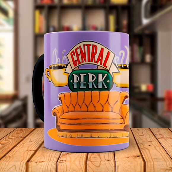 Caneca Personalizada Série Friends Central Perk com Nome