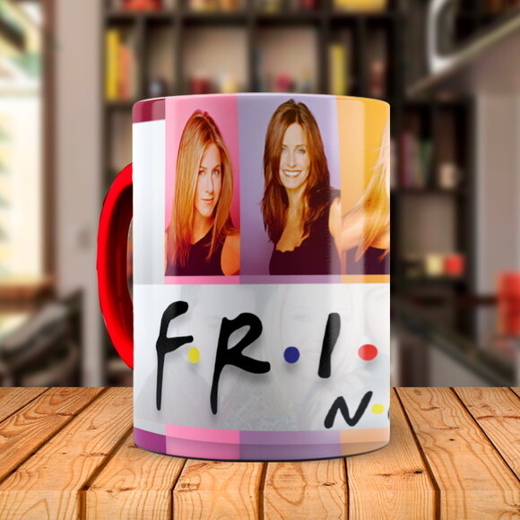 Caneca Personalizada Série Friends com Nome