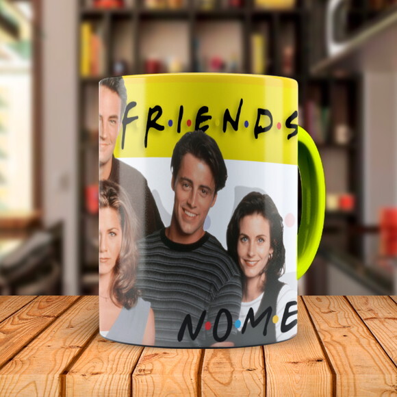 Caneca Personalizada Série Friends com Nome