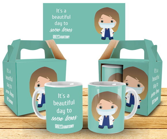 Caneca Personalizada Série Grey's Anatomy + Caixinha #