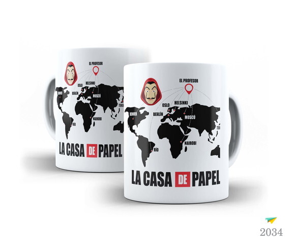 Caneca Personalizada Série La Casa De Papel #11