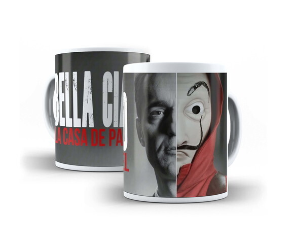 Caneca Personalizada Série La Casa De Papel Bella Ciao #06
