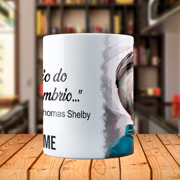Caneca Personalizada Série Peaky Blinders com Nome