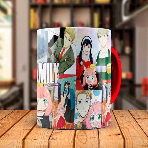 Caneca Personalizada Spy × Family com Nome