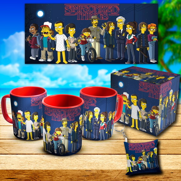 Caneca Personalizada Stranger Things + Kit #11