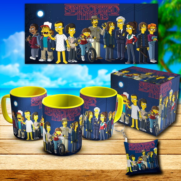 Caneca Personalizada Stranger Things + Kit #11