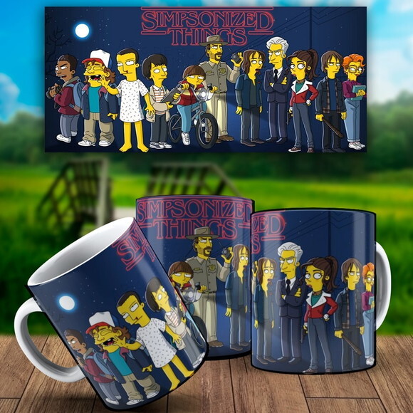 Caneca Personalizada Stranger Things + Kit #11