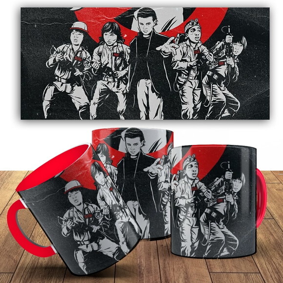 Caneca Personalizada Stranger Things + Kit #12