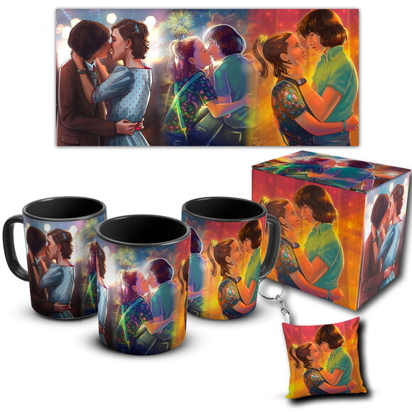 Caneca Personalizada Stranger Things Mike Eleven + KIT #14.1