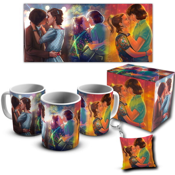 Caneca Personalizada Stranger Things Mike Eleven + KIT #14.2