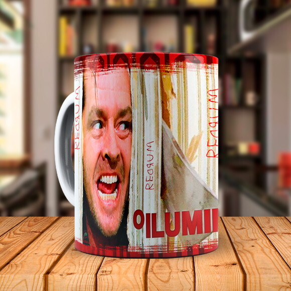 Caneca Personalizada Terror Filme o Iluminado com Nome