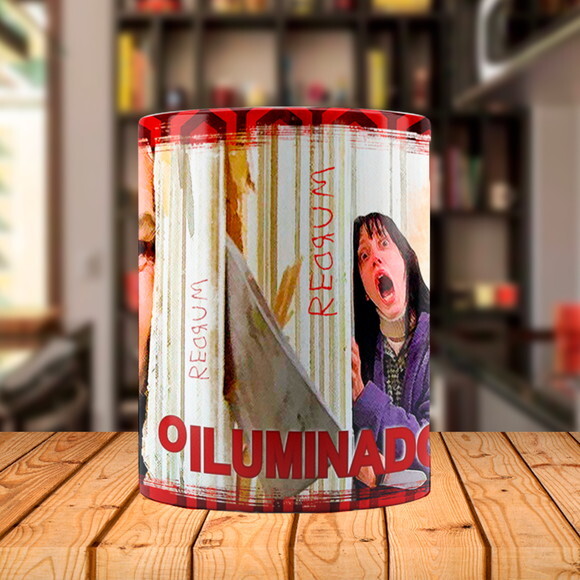 Caneca Personalizada Terror Filme o Iluminado com Nome