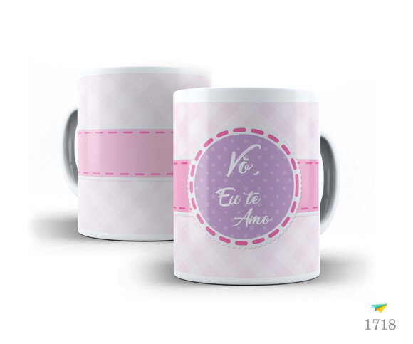 Caneca Personalizada Vó Eu Te Amo + Caixinha #4