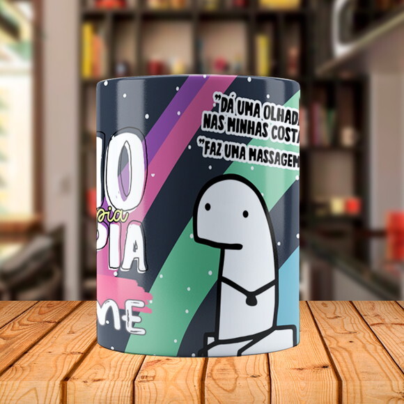 Caneca Personalizado Flork Profissão Fisioterapia com Nome
