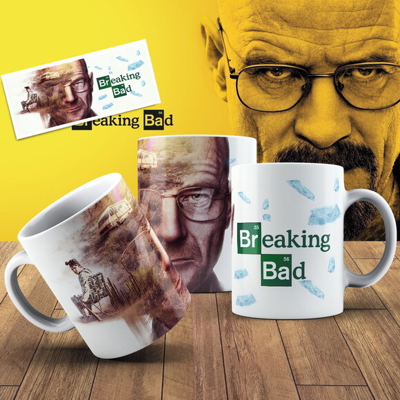 Caneca porcelana personalizada Breaking Bad #3