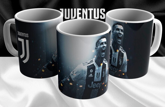 Caneca porcelana personalizada Cr7 Ronaldo Juventus #7!!!
