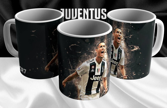 Caneca porcelana personalizada Cr7 Ronaldo Juventus #8!!!