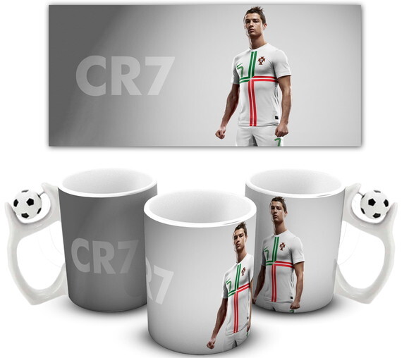 Caneca porcelana personalizada Cr7 Ronaldo Real Madrid!!!#5