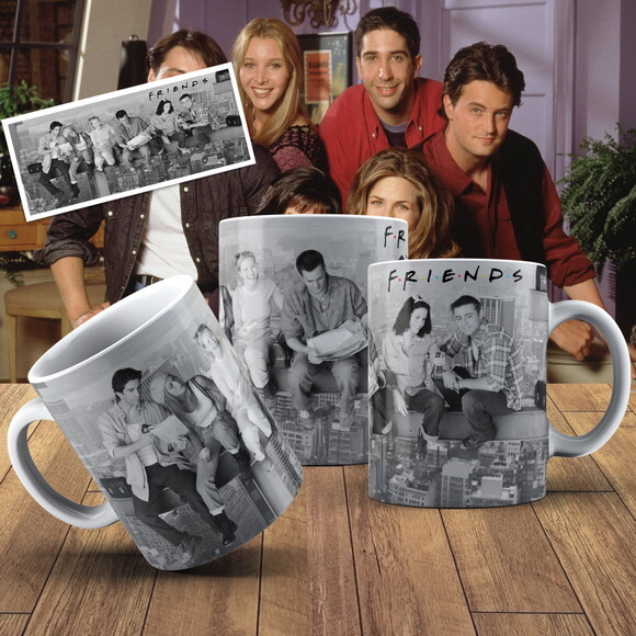 Caneca porcelana personalizada Friends #3