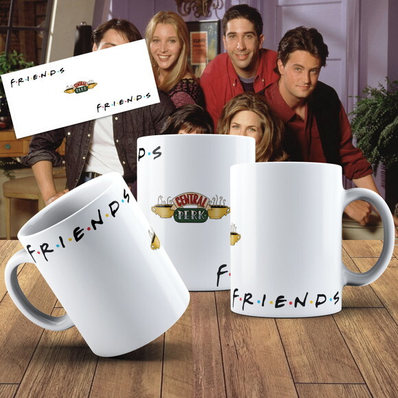 Caneca porcelana personalizada Friends #1