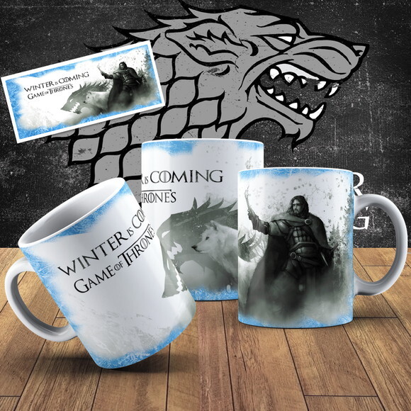 Caneca porcelana personalizada Game of Thrones #1
