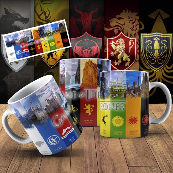 Caneca porcelana personalizada Game of Thrones #8