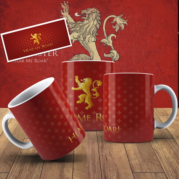 Caneca porcelana personalizada Game of Thrones +Cx #14