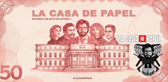 Caneca porcelana personalizada La Casa de Papel #1