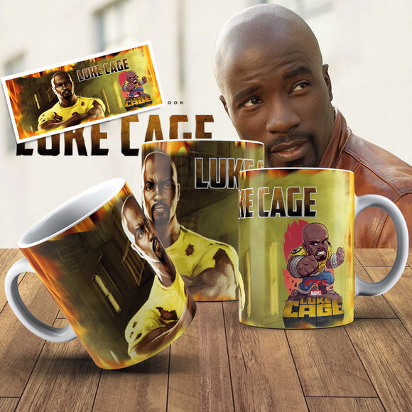 Caneca porcelana personalizada Lúke Cage + Cx #1!!!