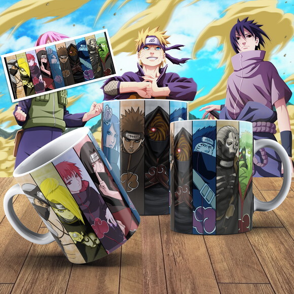Caneca porcelana personalizada Naruto + Cx #3!!!