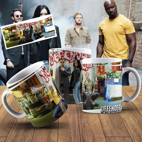 Caneca porcelana personalizada Os Defensores+ Cx #1!!!