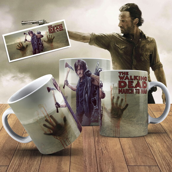 Caneca porcelana personalizada Walking Dead #2