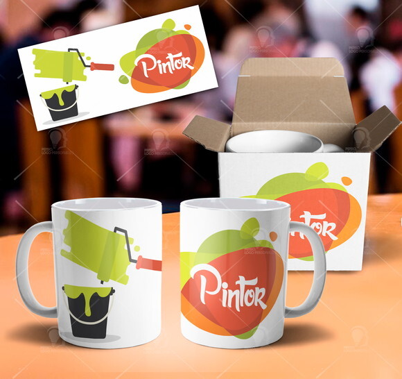 Caneca Profissão Pintor + Caixinha