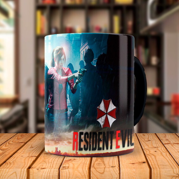 Caneca Resident Evil + Kit Personalizado com Nome