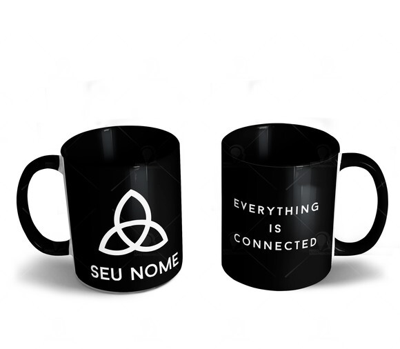 Caneca Série Dark Everything Is Connected Com Seu Nome