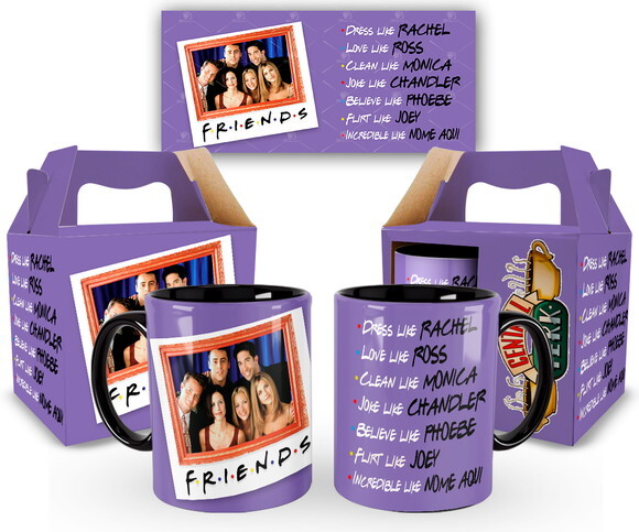 Caneca Série Friends Central Perk com Nome + Caixa