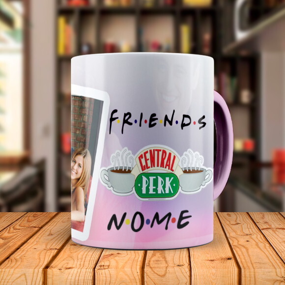Caneca Série Friends Personalize com Nome