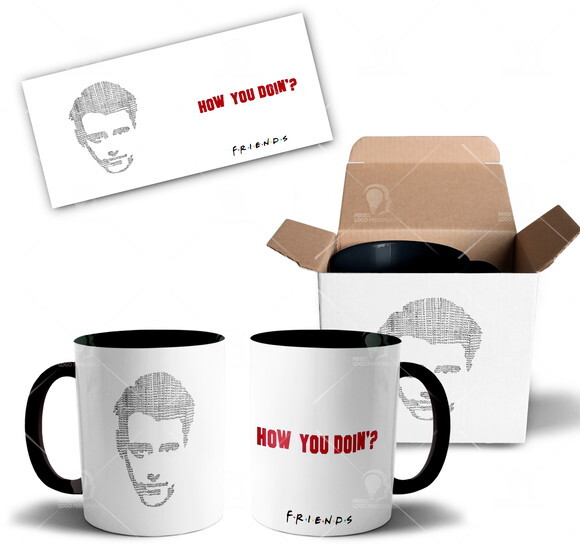 Caneca Série Friends Seriado+ caixinha personalizada Mod 002